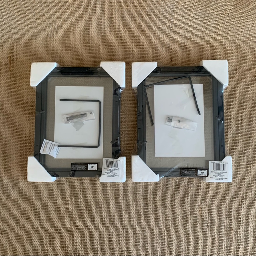 4 NWT Black Wood Floating Frames 6” x 8” for 5”x7” Pics or Smaller - Picture 7 of 10